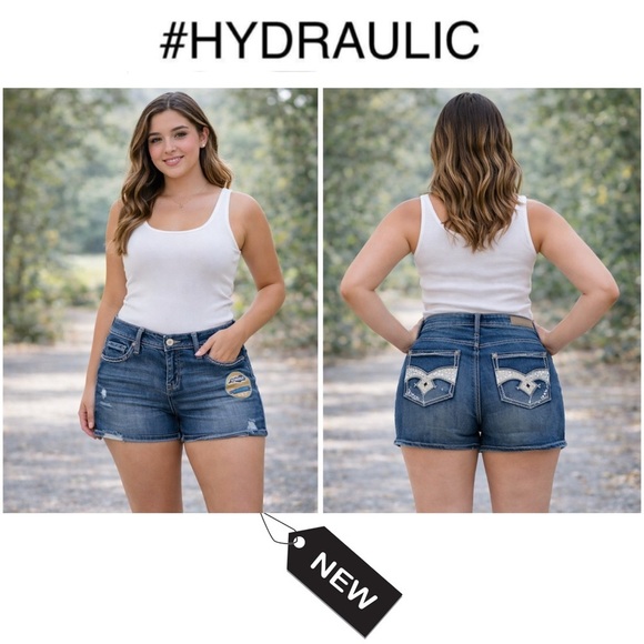 Hydraulic Pants - NWT Hydraulic Daily low rise/ultra soft/stretchy distressed jean shorts